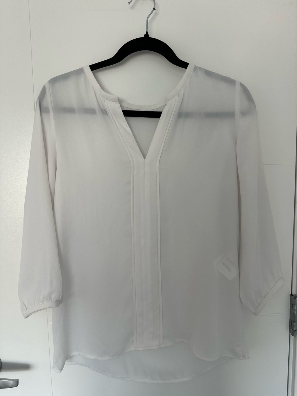MARC CAIN T ESSENTIALS BLOUSE IN WHITE